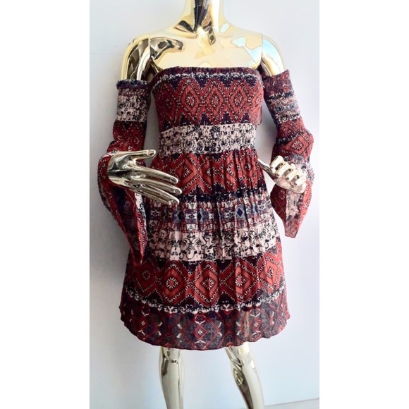 DEPRI Dresses & Skirts - DEPRI stamp Dress size size L